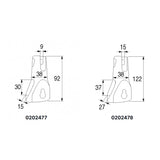 Douglas Marine Giunto Inox 316 Girevole Diametro mm 6-8 010 P 8