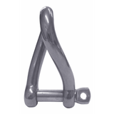 Grillete curvo de acero inoxidable FNI, diámetro 4 mm, S0162-A0004