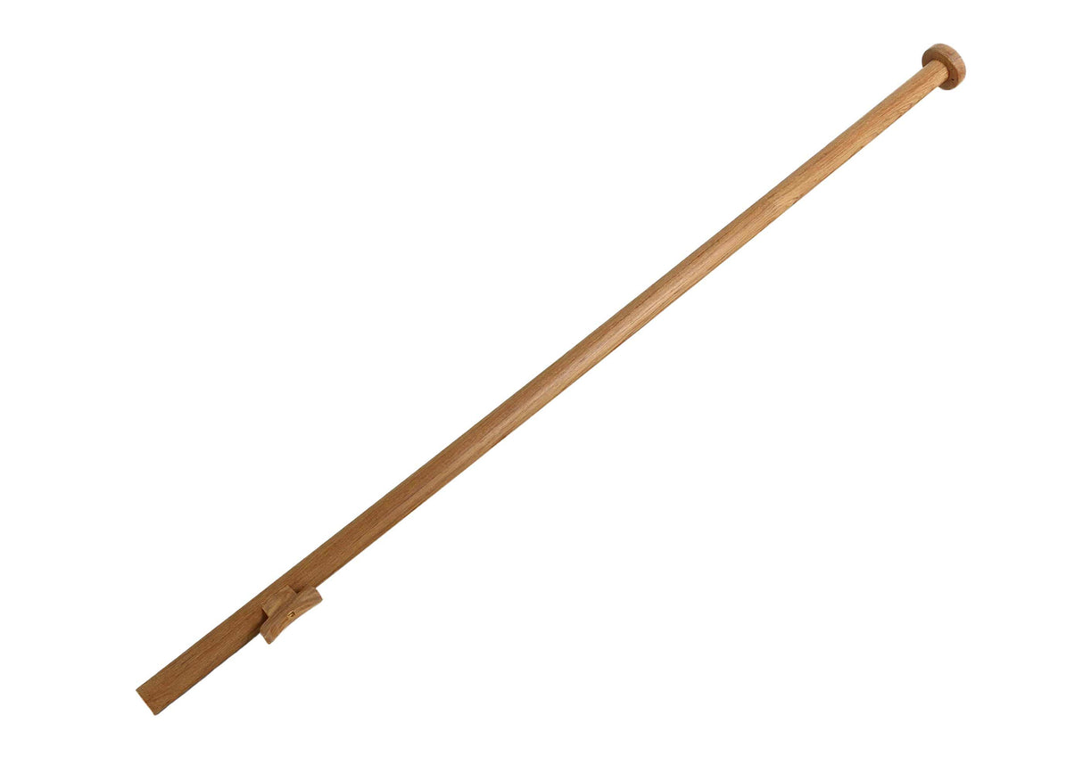 Flaria 400 mm Teak-Flaggenhalter – 16 mm Ø gerader Mast