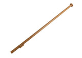 Flaria 400 mm Teak-Flaggenhalter – 16 mm Ø gerader Mast