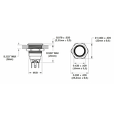 Blue Sea Interruttore a Led Rosso Off-On 4162-BSS