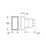 Interruptor Blue Sea (Encendido)-Apagado-(Encendido) 2145-BSS