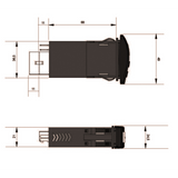 Interruptor FNI para 1 limpiaparabrisas CT41