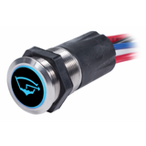 Interruptor LED de encendido y apagado azul-rojo Blue Sea 4180-BSS