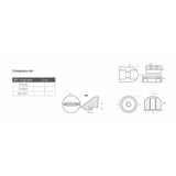 Tecnoseal Kit Alluminio Mercruiser Alpha I Gen I KITALPHAONEGEN1AL