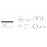 Kit Tecnoseal Aluminio Mercruiser Bravo I KITBRAVOI/AL