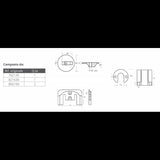 Tecnoseal Kit Allumt Mercruiser Bravo Ii-Iii KITBRAVOII-III/AL