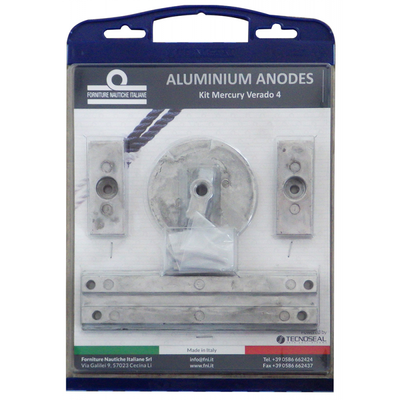 Tecnoseal Kit Allumt Mercury Verado 4/Optimax KITVERADO4/AL