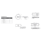 Kit de aluminio Tecnoseal Mercury Verado 6 KITVERADO6/AL