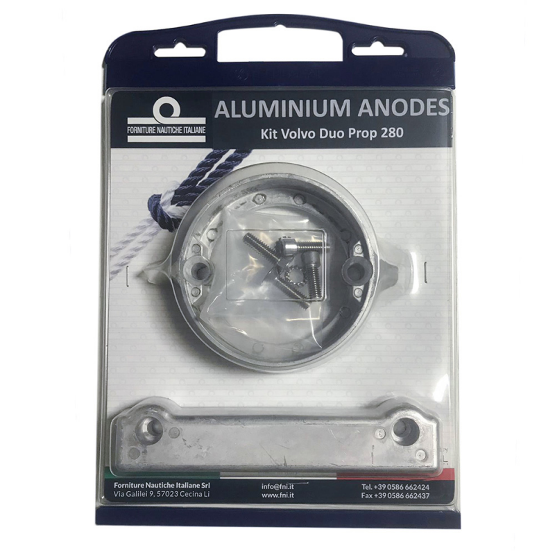 Kit de aluminio Tecnoseal Volvo 280 de doble hélice KITVOLVODP280/AL