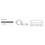 Kit de aluminio Tecnoseal Volvo 280 de doble hélice KITVOLVODP280/AL