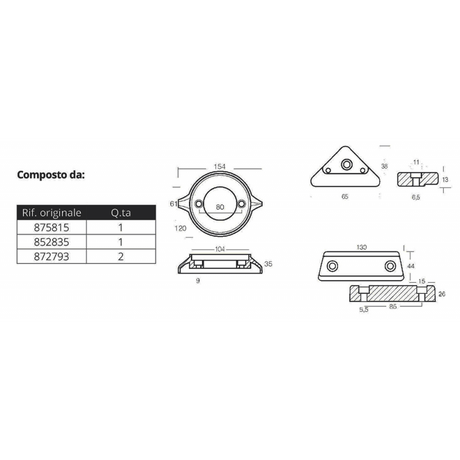 Tecnoseal Kit Alluminio Volvo 290 C KITVOLVO290-AL-C