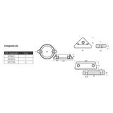 Tecnoseal Aluminium-Kit für Volvo 290C Doppelpropeller KITVOLVODP290-AL-C