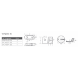 Tecnoseal Aluminium-Kit Yamaha 40-60 PS KITYAMAHA40-60AL
