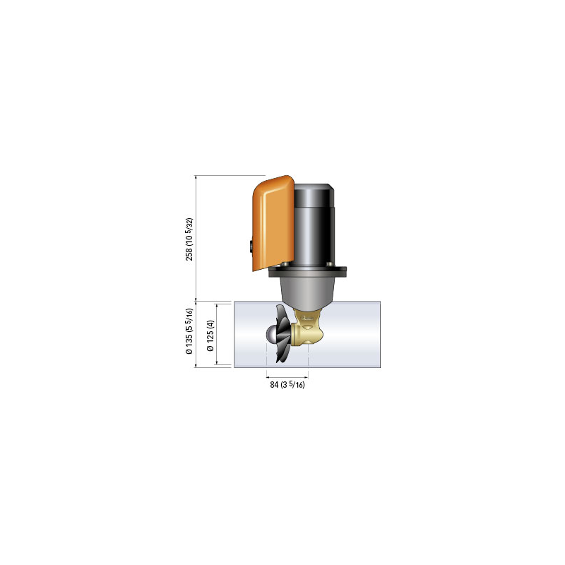 Quick Kit Completo Elica Di Prua Manovra Btq 125-30 FGBT12530120K03