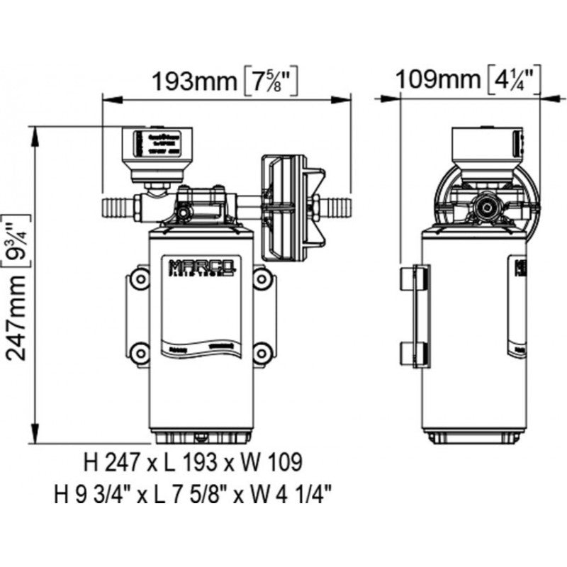 Marco Kit Pump Dpermezzo 12E Bridge Wash 164 841 15