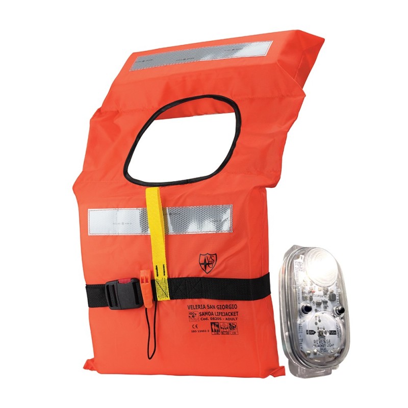 Kit per 4 Persone Giubbetto 150n/luci Solas
