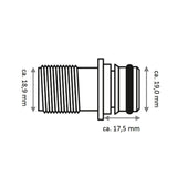 Kit Raccordo Dritto 1/2 (2pz)
