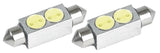 Bombillas LED de anillo 12V C5W Prisma Blanco Hielo