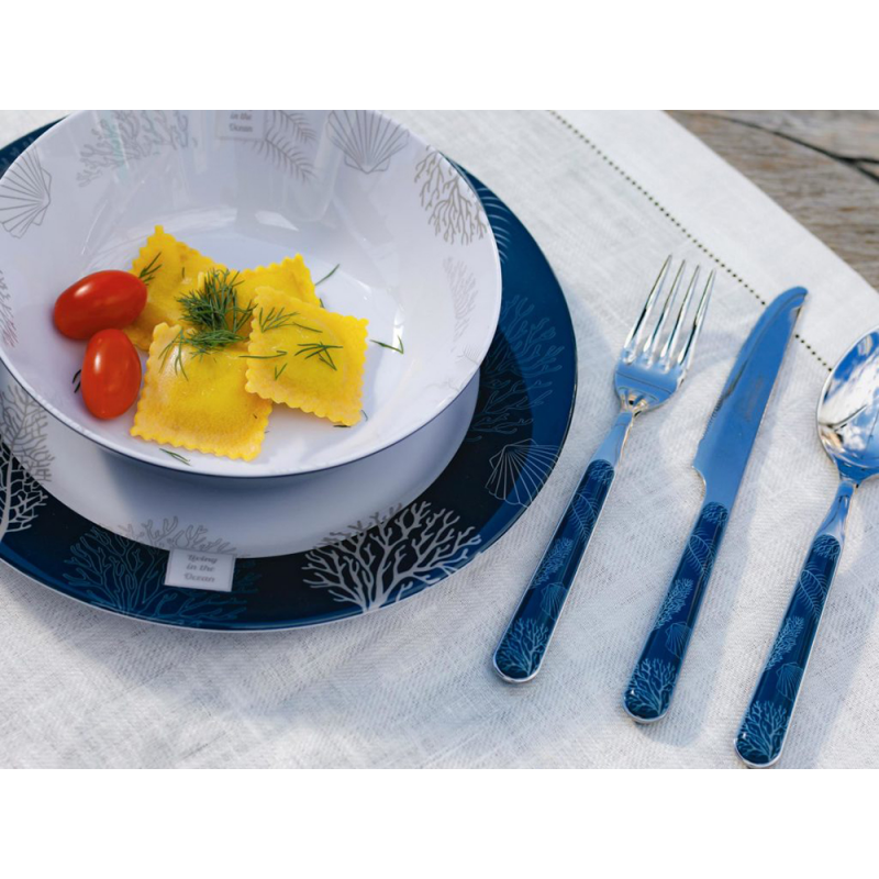 Marine Business Nautica Piatti Fondi Serie Living - 6Pz 18002