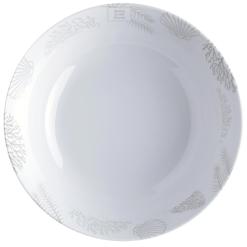 Marine Business Nautica Piatti Fondi Serie Living - 6Pz 18002