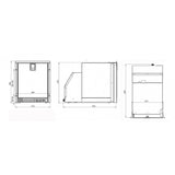 Indel Marine Low Profile Ice Maker 230V/50Hz 5W08L11IMN000