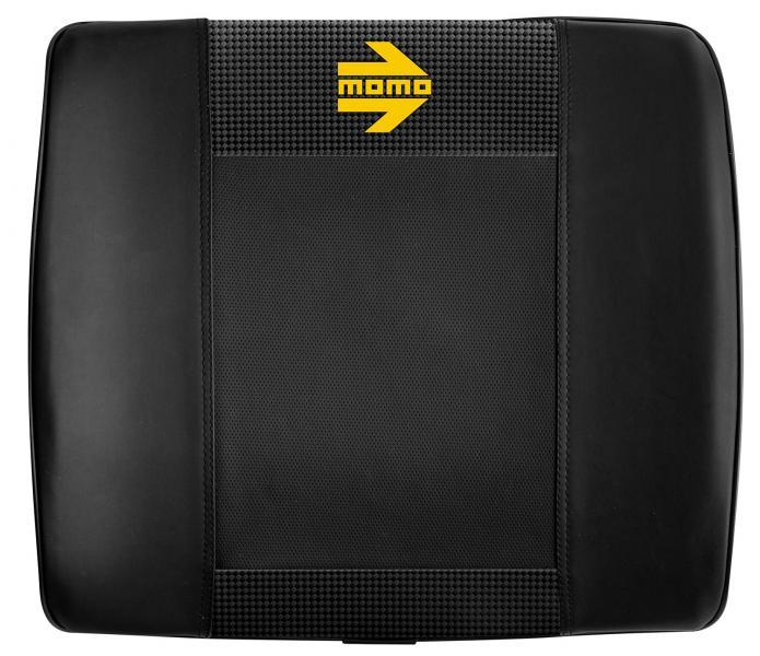 MOMO Supporto Lombare Compact Nero/Carbon per Auto