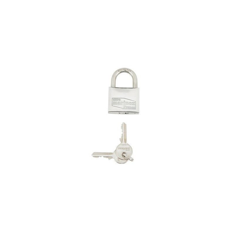 Lucchetto Acciaio Inox Arco Corto