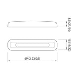 Quick Nautical Light Courtesy Boat Blue Tab Cpr 2 FASP1845PC5CF00