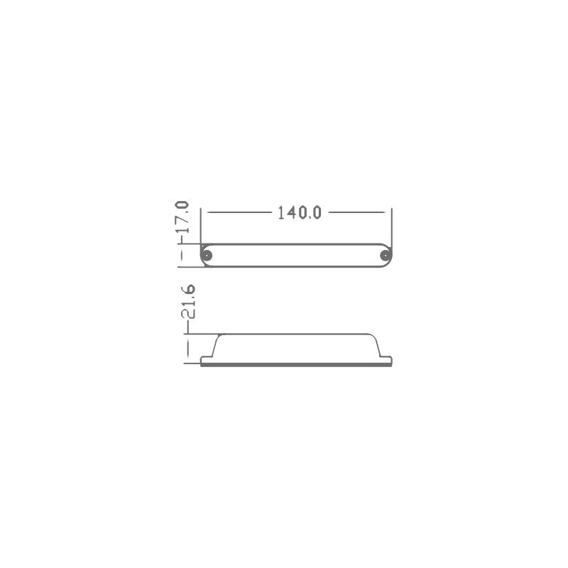 Luz de cortesía blanca AAA 00193-WH