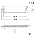A.A.A. Luce Di Cortesia Bianca 00383-WH