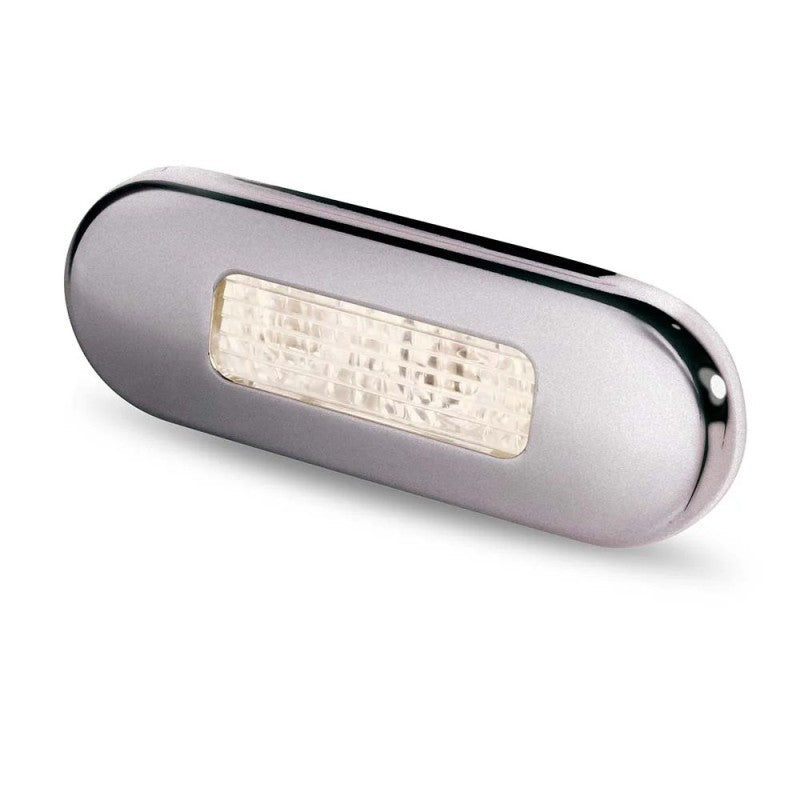 Hella Marine Segnapassi Oblong Bianca - Satinato nautica 2XT 959 680-851