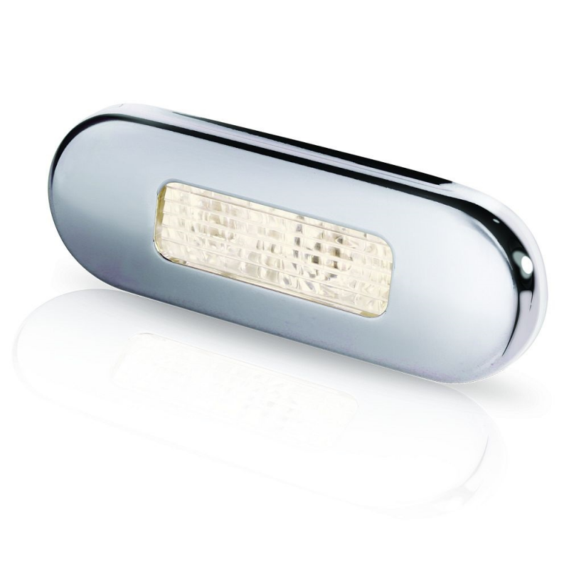 Hella Marine Segnapassi Oblong Bianca - Satinato nautica 2XT 959 680-851
