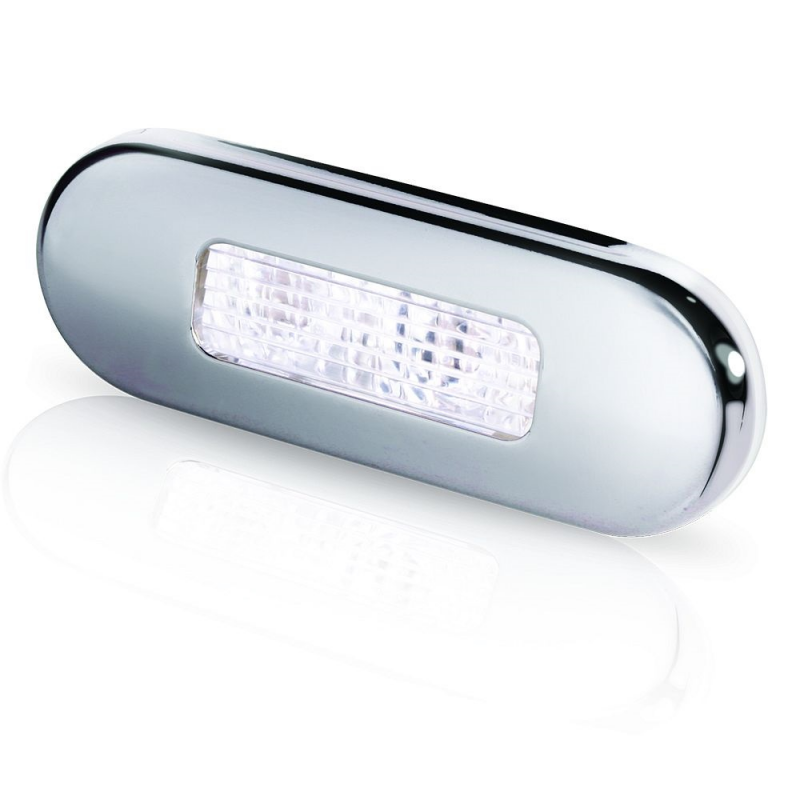 Hella Marine Segnapassi Oblong Bianca - Satinato nautica 2XT 959 680-851