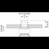 Quick Nautical Courtesy Boat Light Tina FASP1090TX2CA00