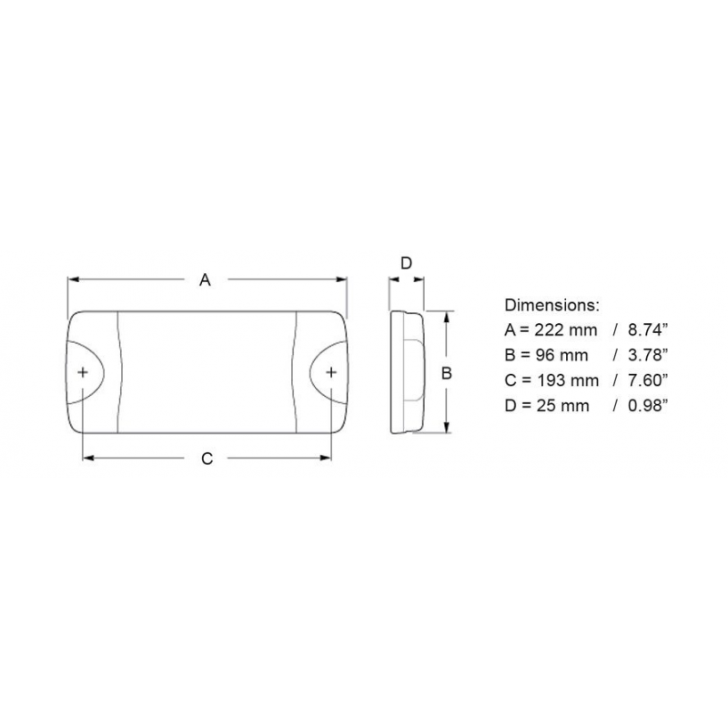 Hella Marine Luce Duraled 50 Bianca nautica 2JA 980 629-001