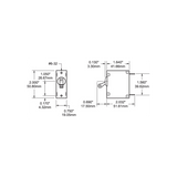 Blue Sea Magnetohydraulikhebel 15A 7208-BSS