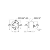 Disyuntor termomagnético incorporado Blue Sea HD 30A 7036-BSS