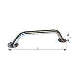 Mango de acero inoxidable FNI 300 mm 00162