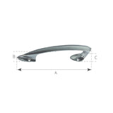 Foresti e Suardi Maniglia Ottone mm 190 39B.C
