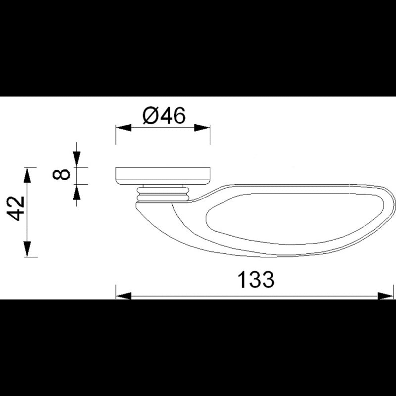 Foresti e Suardi verchromter Messinggriff 214A.CC