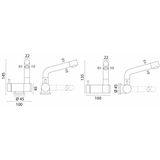 Foresti e Suardi Miscelatore Abbattibile 4485.C