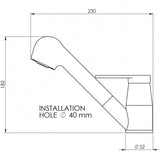 FNI Mischbatterie mit Ausziehbrause N0102251