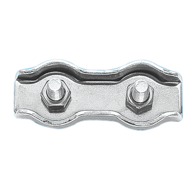Abrazadera doble FNI de acero inoxidable 316 de diámetro mm 3 S0408-A0003