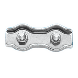 Abrazadera doble FNI de acero inoxidable 316 de diámetro mm 3 S0408-A0003