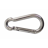 Mosquetón de acero inoxidable FNI de 8 mm de diámetro y apertura transversal S0319-A0008