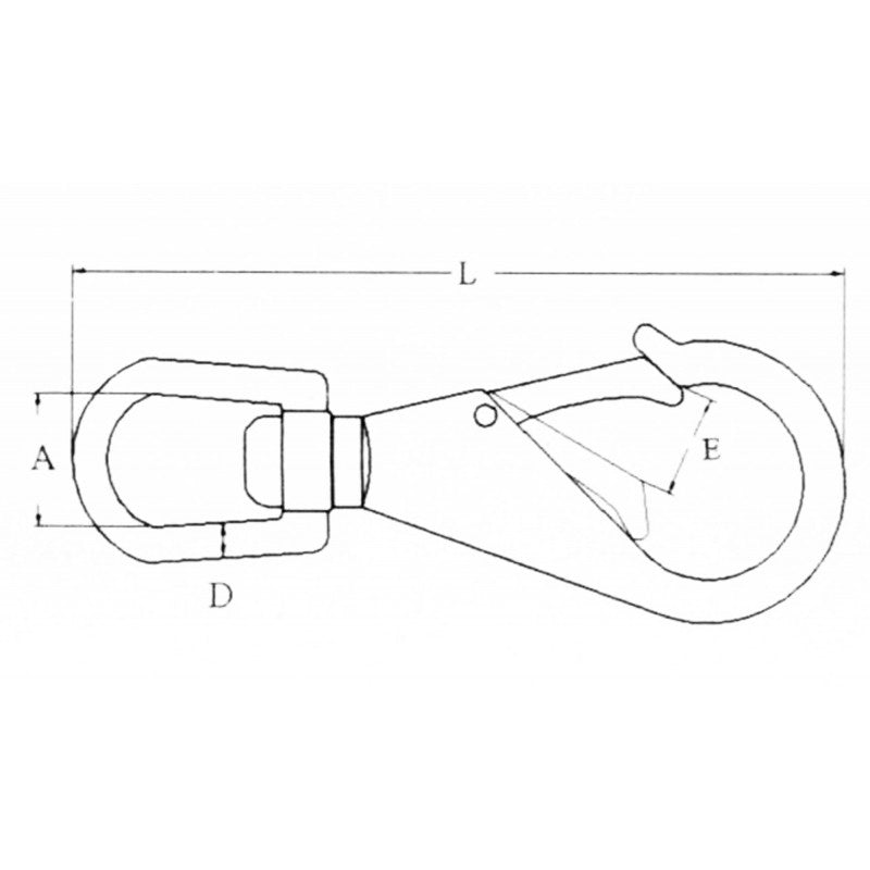FNI Edelstahl-Karabiner 85 mm S0341-A0001