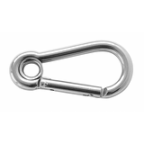 FNI Moschettone Inox con Occhio Diametro mm 5X50 S5312-A0005