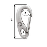 Mosquetón Wichard Acero Inoxidable 316 mm 50 AC002480