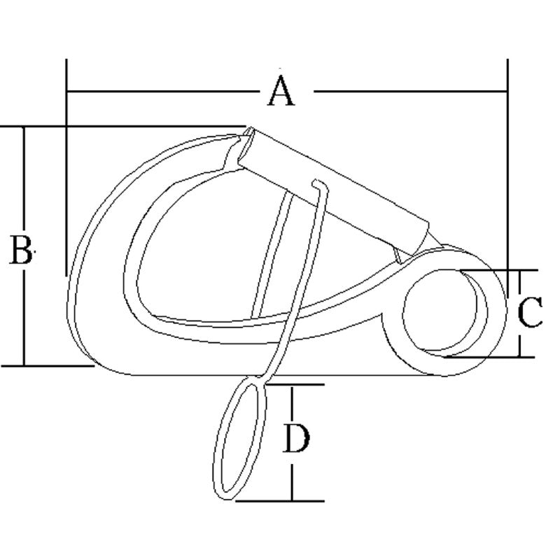 Marine Town Nautica Moschettone Inox 316 0508366